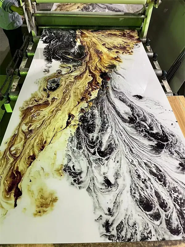 Wall paneling pvc marble sheet for bathroom