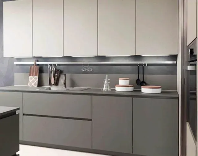 Particle board cabinet door